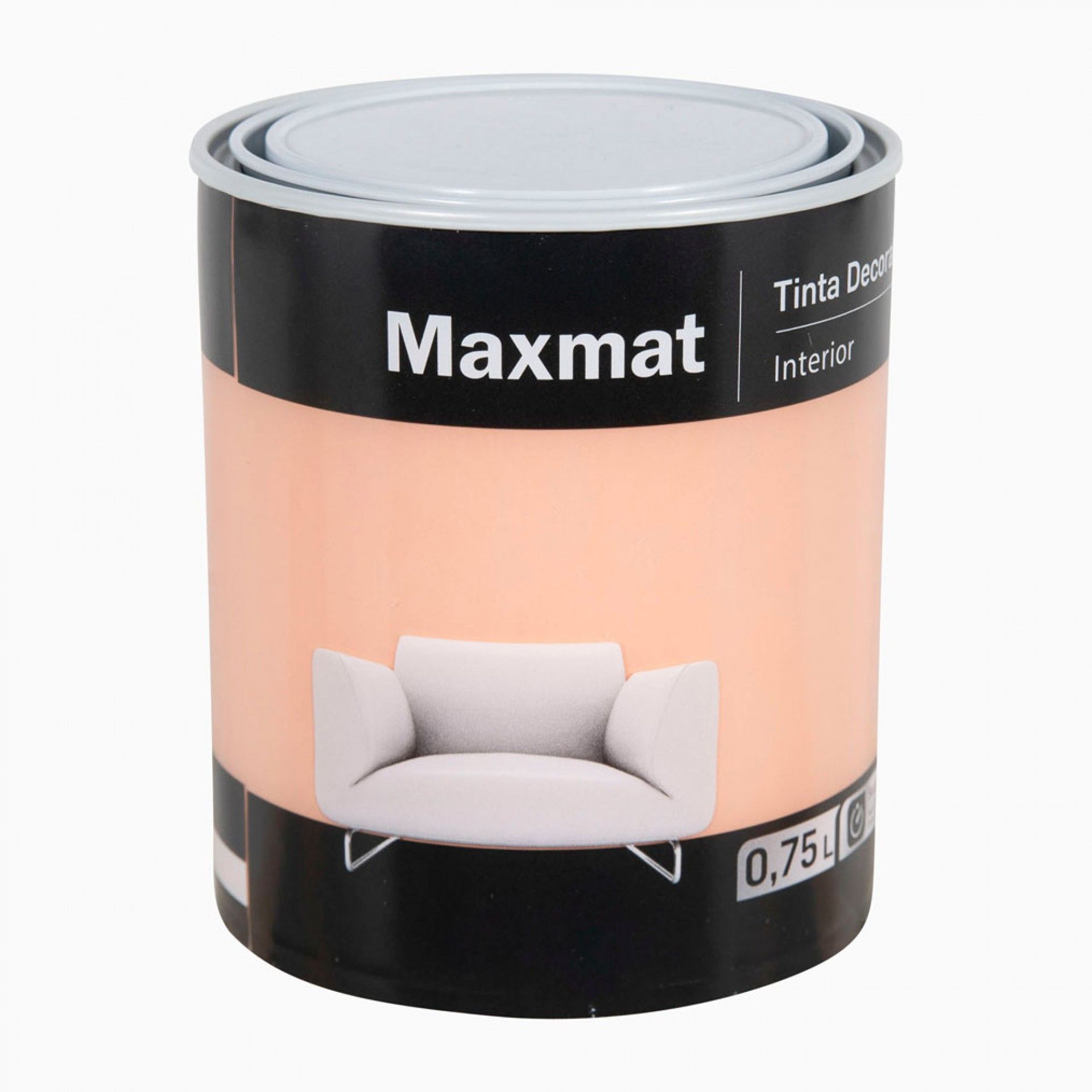 Tinta Decor Maxmat Salmão Madagascar 0,75lt