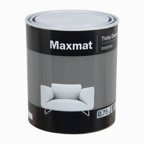 Tinta Decor Maxmat Cinza Oslo 0,75l Tinta Decor Maxmat Cinza Oslo 0,75l