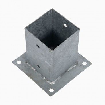 Base Metal P/Poste 9x9cm