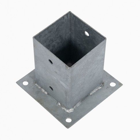 Base Metal P/Poste 9x9cm