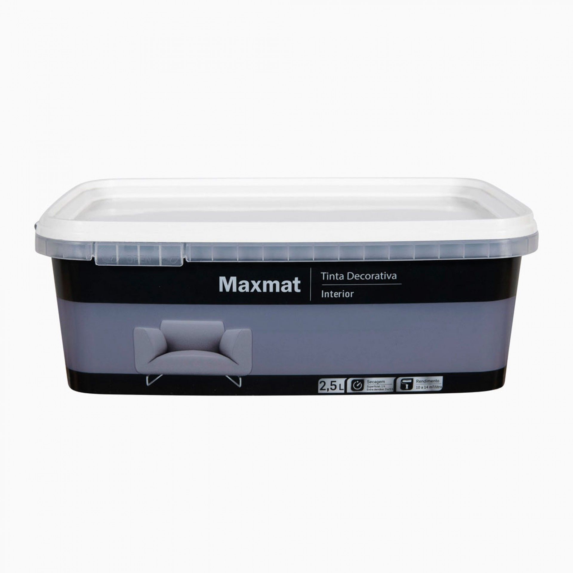 Tinta Decor Maxmat Cinza Amesterdão 2,5l