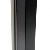 Canto flexivel P/Rodapé Pvc Preto Mate Canto flexivel P/Rodapé Pvc Preto Mate