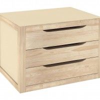 Módulo 3 Gavetas Pinho 390x300x295mm Módulo 3 Gavetas Pinho 390x300x295mm