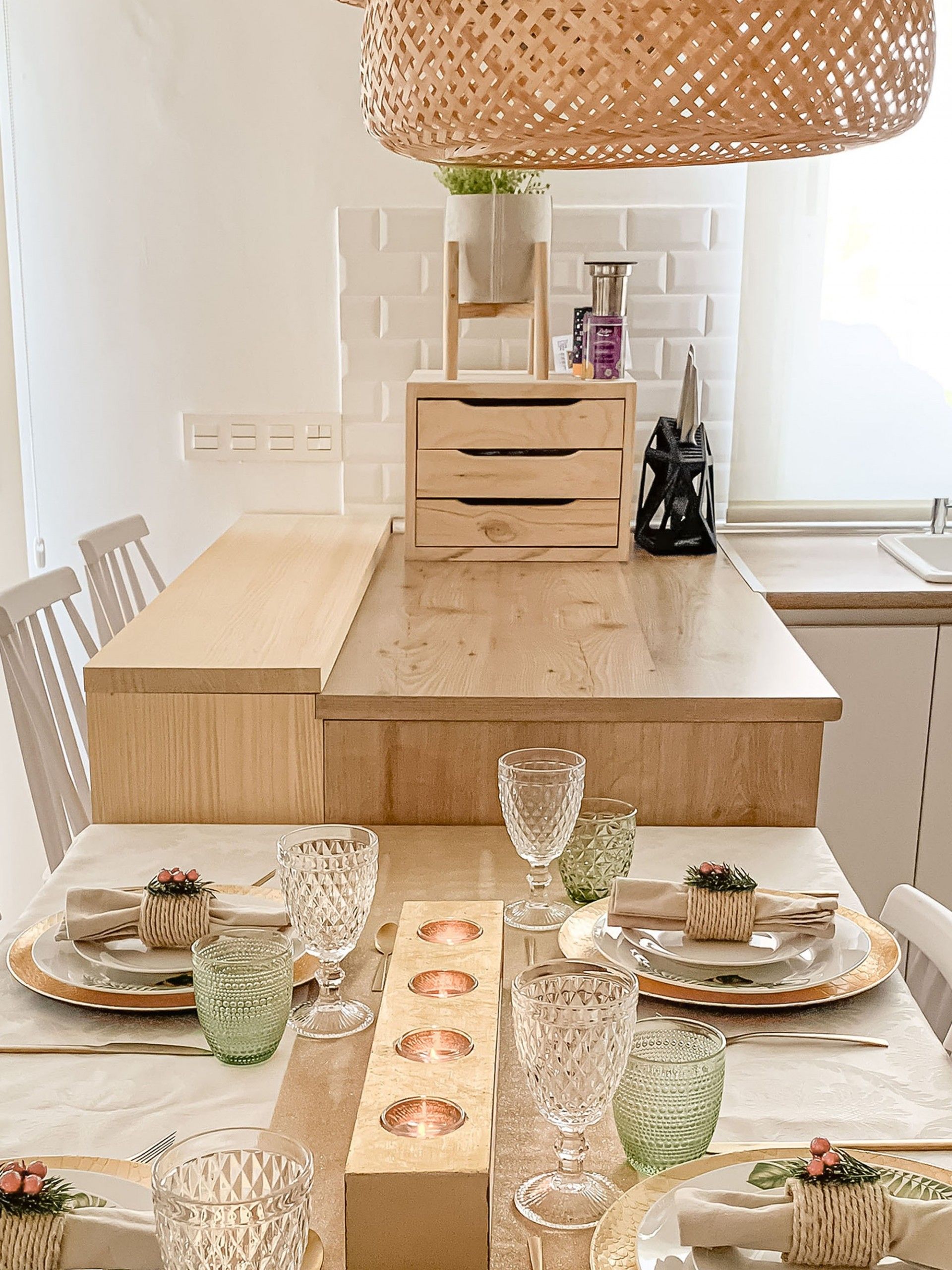 Módulo 3 Gavetas Pinho 390x300x295mm