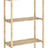 Estante Pinho 5 prateleiras 1710x300x650mm Estante Pinho 5 prateleiras 1710x300x650mm