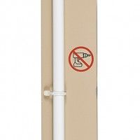 Pequeno Varão Adesivo 60-110cm Branco Pequeno Varão Adesivo 60-110cm Branco