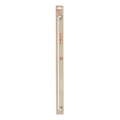Pequeno Varão Adesivo 60-110cm Branco Pequeno Varão Adesivo 60-110cm Branco