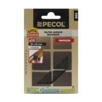 Feltro Adesivo Quadrado Castanho 30x30mm PECOL UtilHome Feltro Adesivo Quadrado Castanho 30x30mm PECOL UtilHome