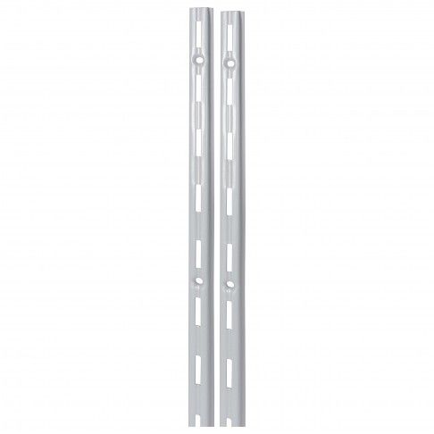 Perfil P/Suporte Simples 100cm Prata 2un Perfil P/Suporte Simples 100cm Prata 2un