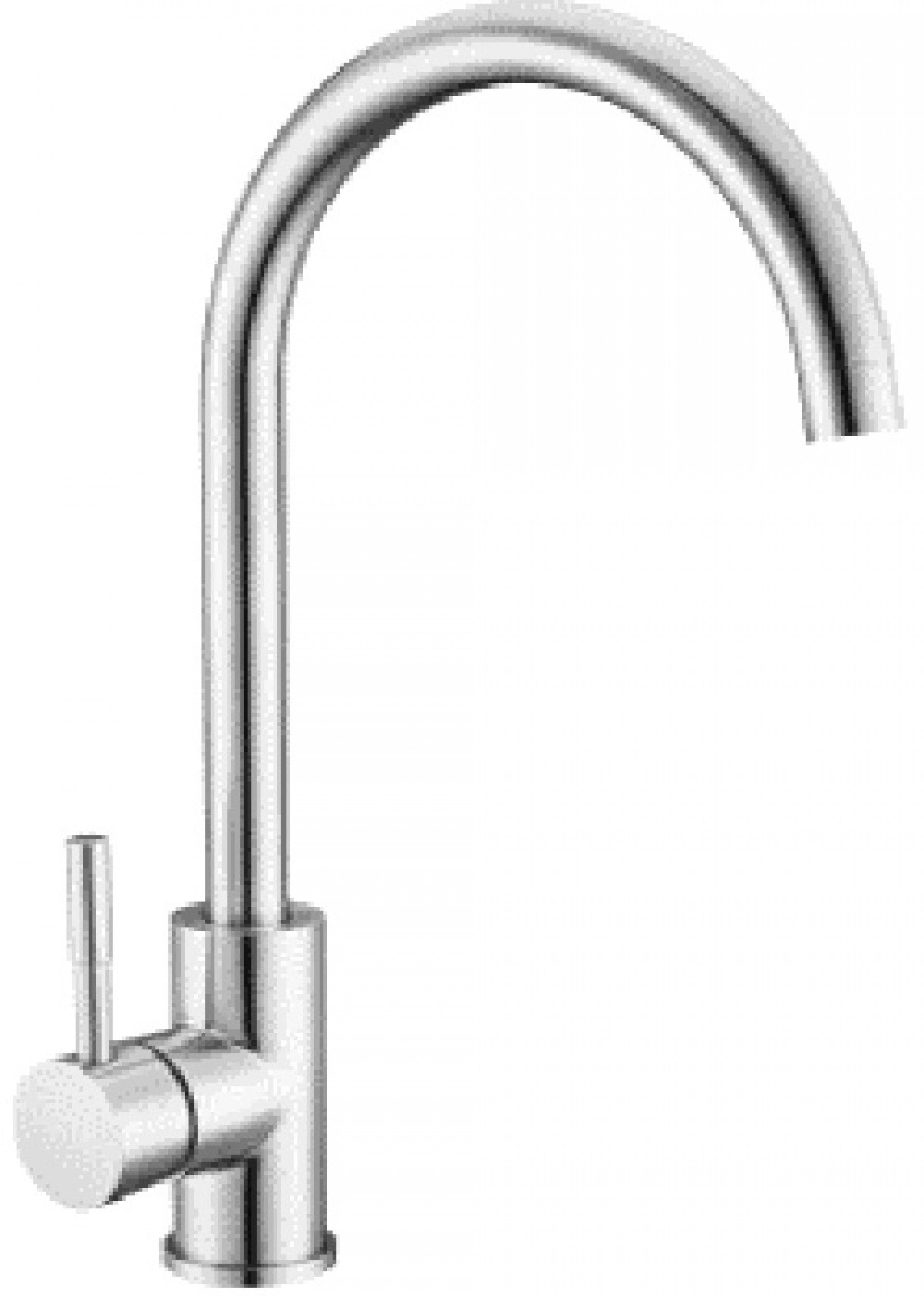 TORNEIRA INOX BANCA B/A 2 ÁGUAS ESCOVADA