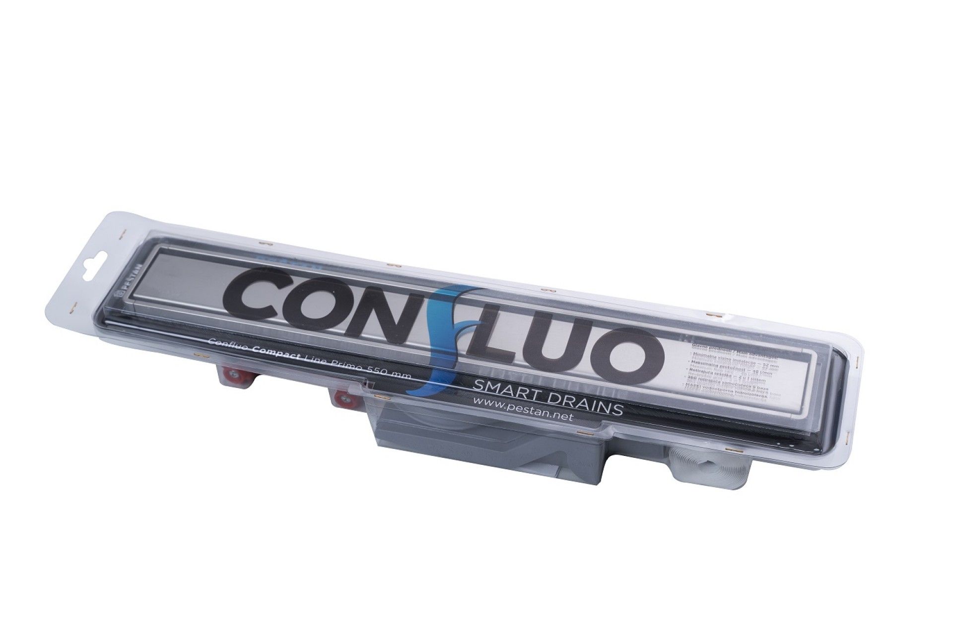 CANAL DUCHE PRIMO COMPACT 65CM INOX