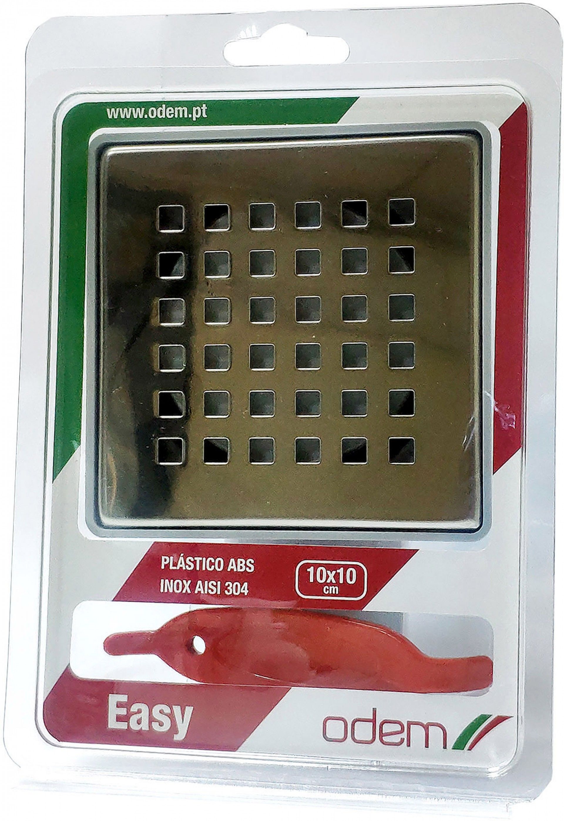 Ralo Sifonado Easy C/Grelha 10x10 Inox