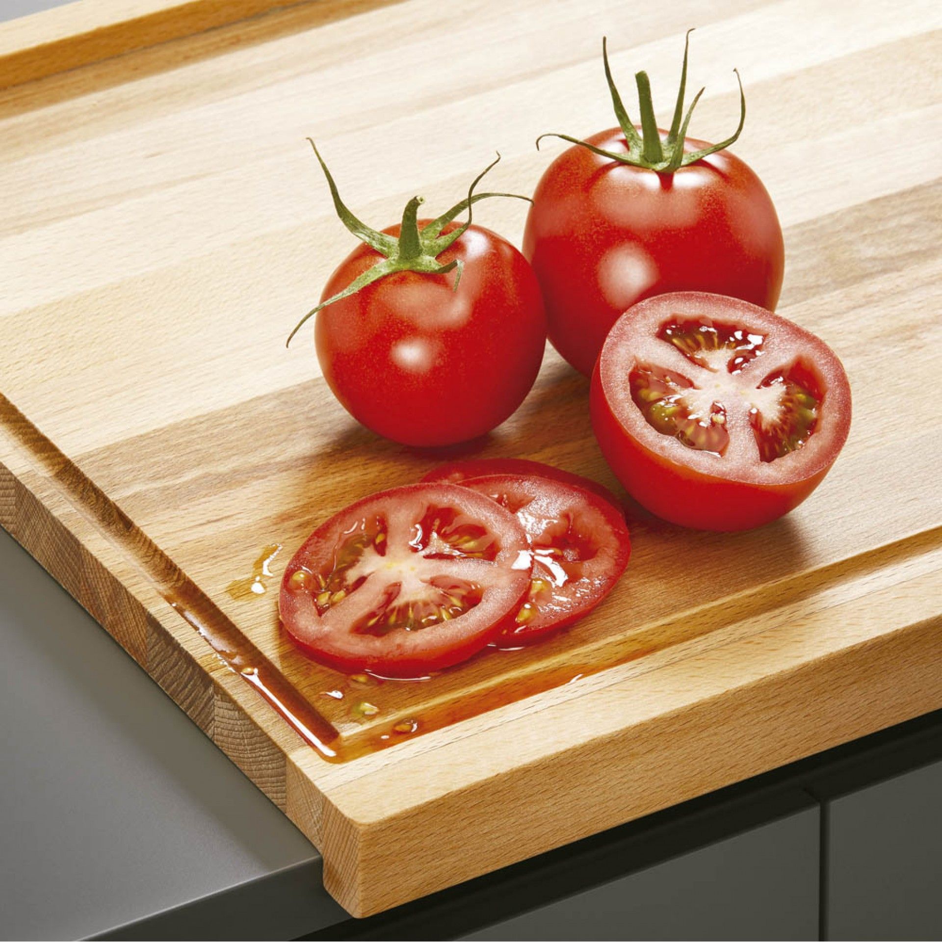 Tábua de cozinha em faia reversível 55x35x2cm