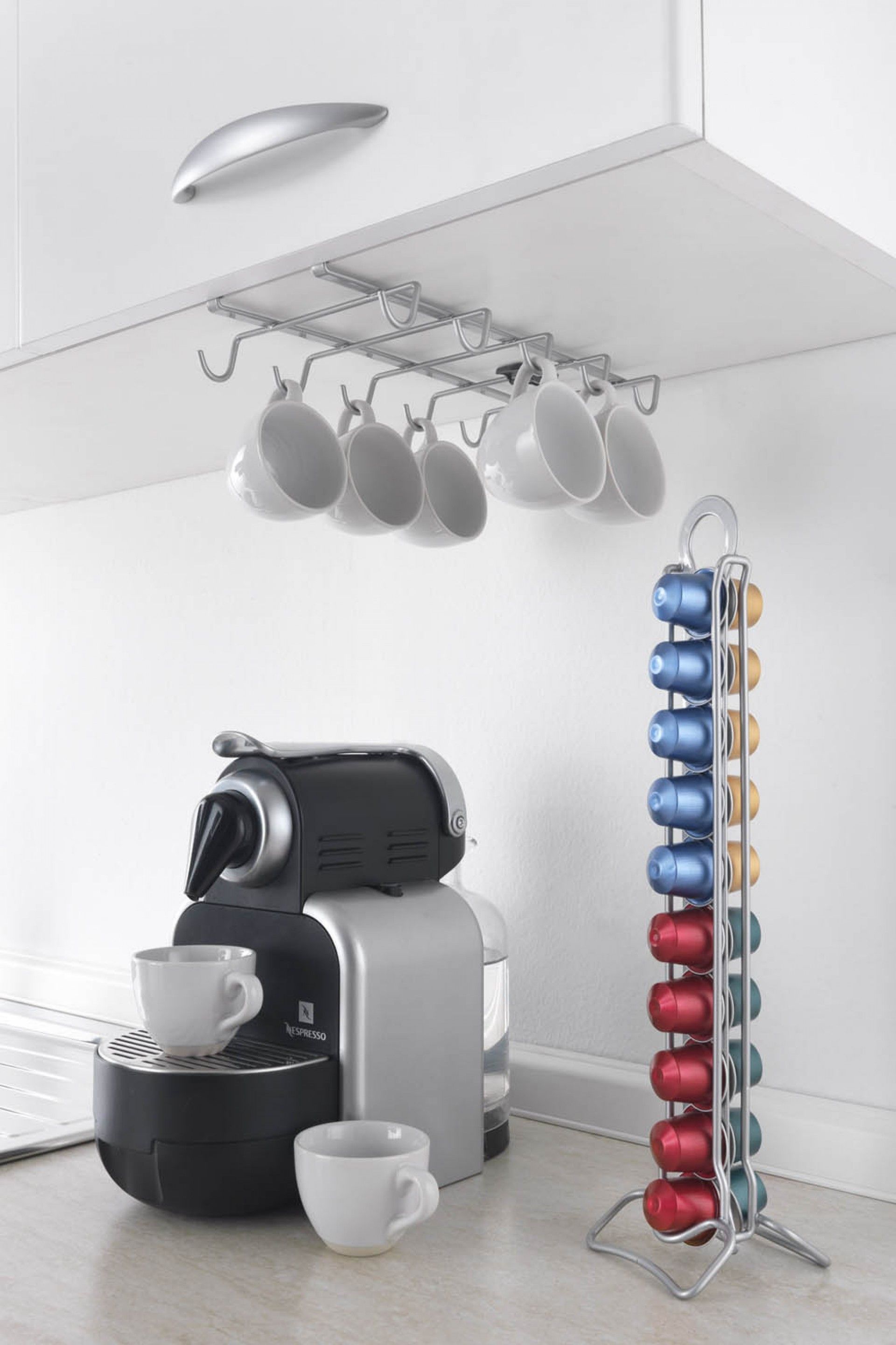 Suporte canecas My Mug Prata