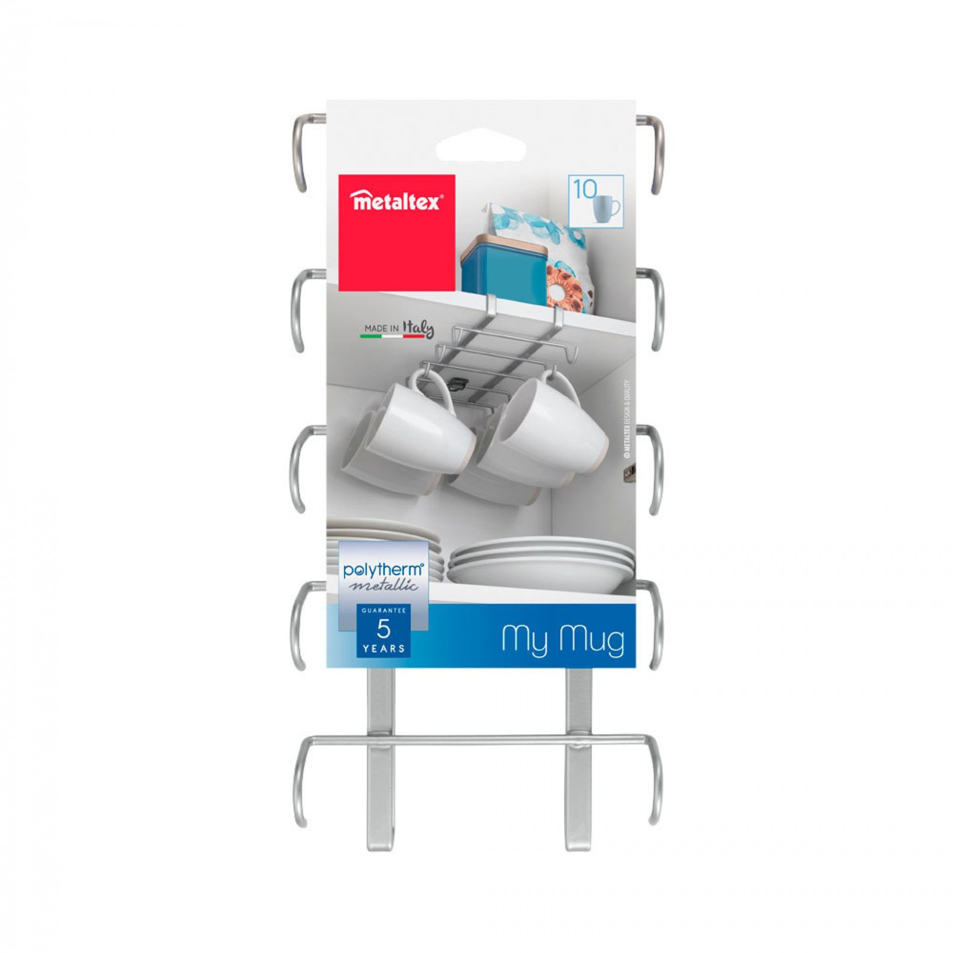 Suporte canecas My Mug Prata