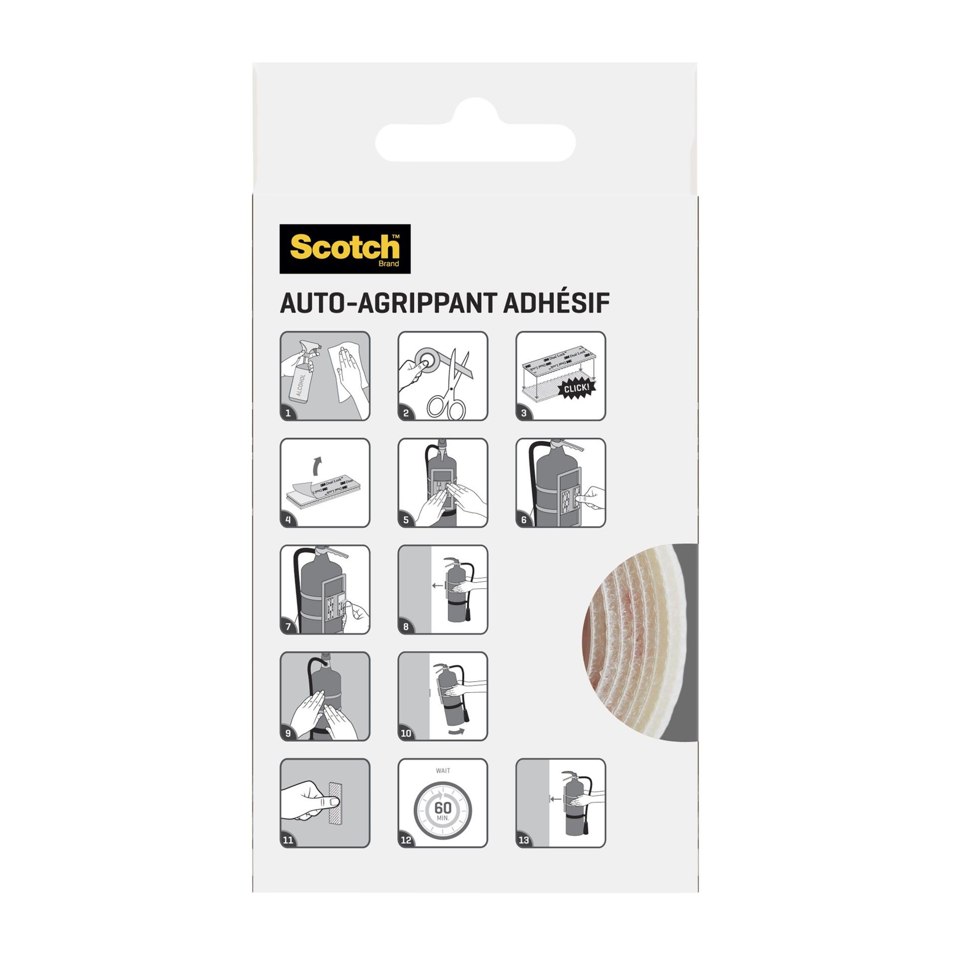 Rolo 3M Strong 19mmX1.5m Branco