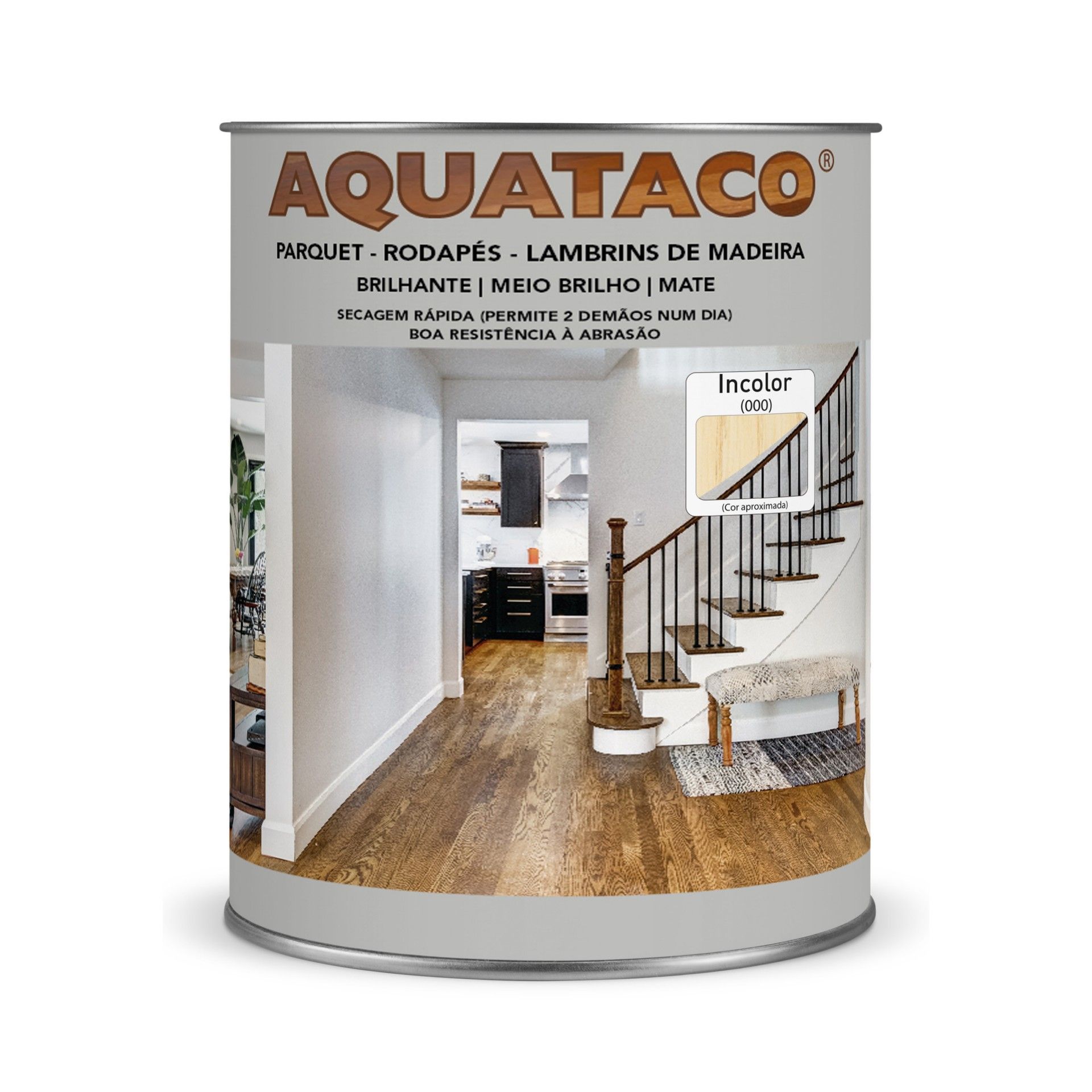 Verniz Aquataco Brilho Incolor 1l