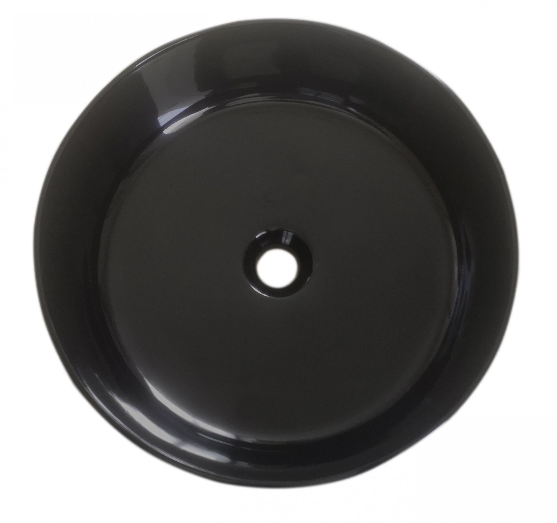 LAVATÓRIO POUSAR RESINA 38X14CM PRETO