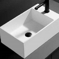 Lavatório Suspenso Resina 50x28x15cm Branco Lavatório Suspenso Resina 50x28x15cm Branco