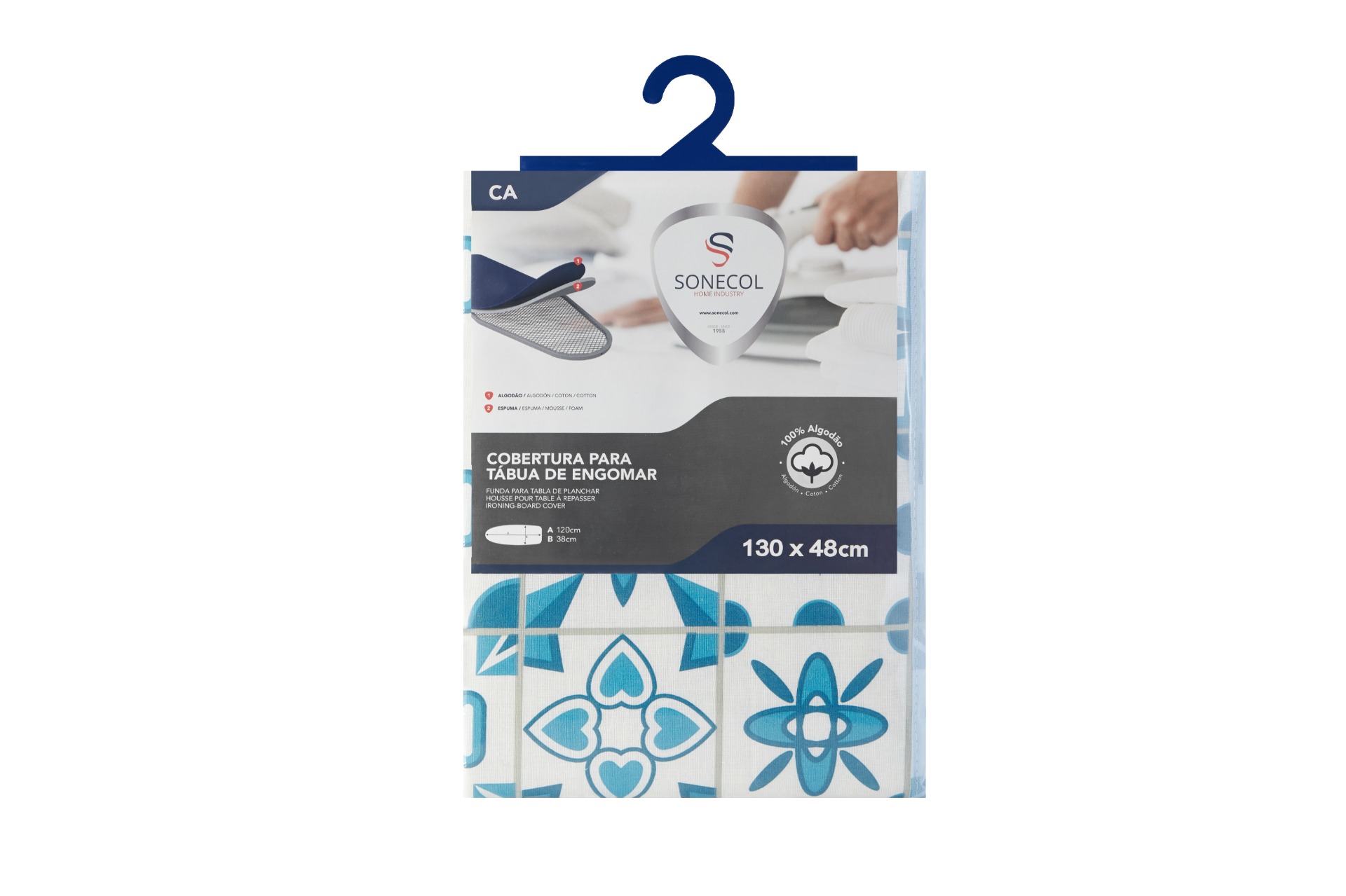 Cobertura Algodão 130x48cm