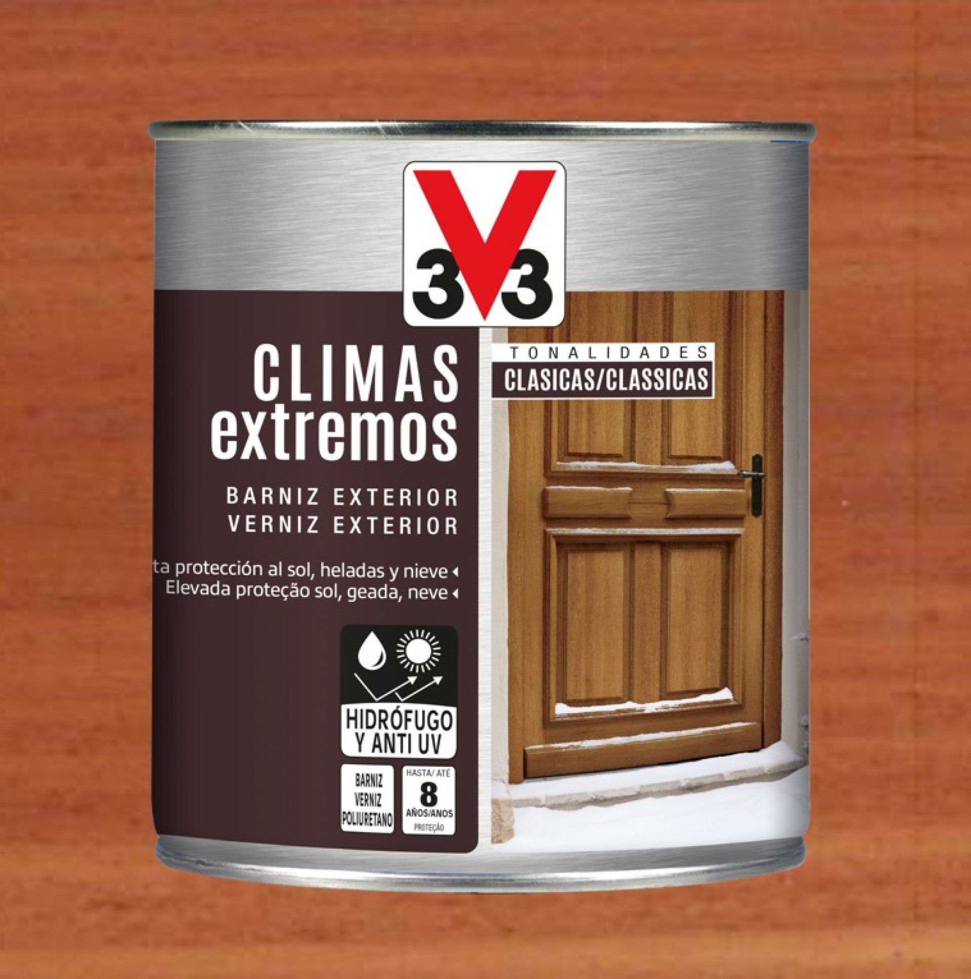 Verniz Climas Extremos Brilhante Mogno 0,75l