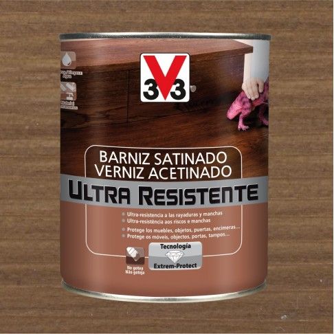 Verniz Ur Interior Aqua Acetinado Nogueira 0,75l Verniz Ur Interior Aqua Acetinado Nogueira 0,75l