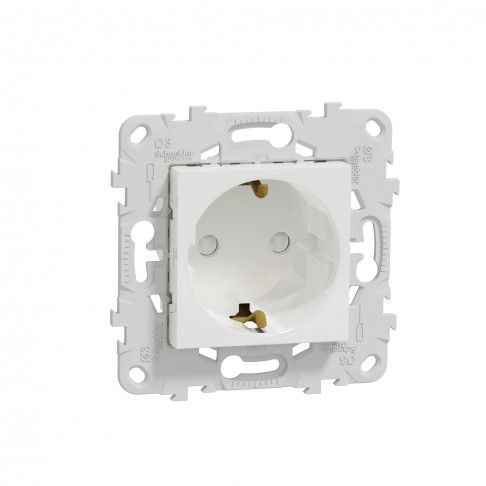 Tomada 2p+T Unica Branca Tomada 2p+T Unica Branca