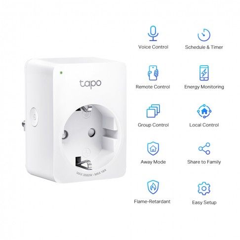 Tomada Wifi Verif Consumo Tapo Mini Tomada Wifi Verif Consumo Tapo Mini