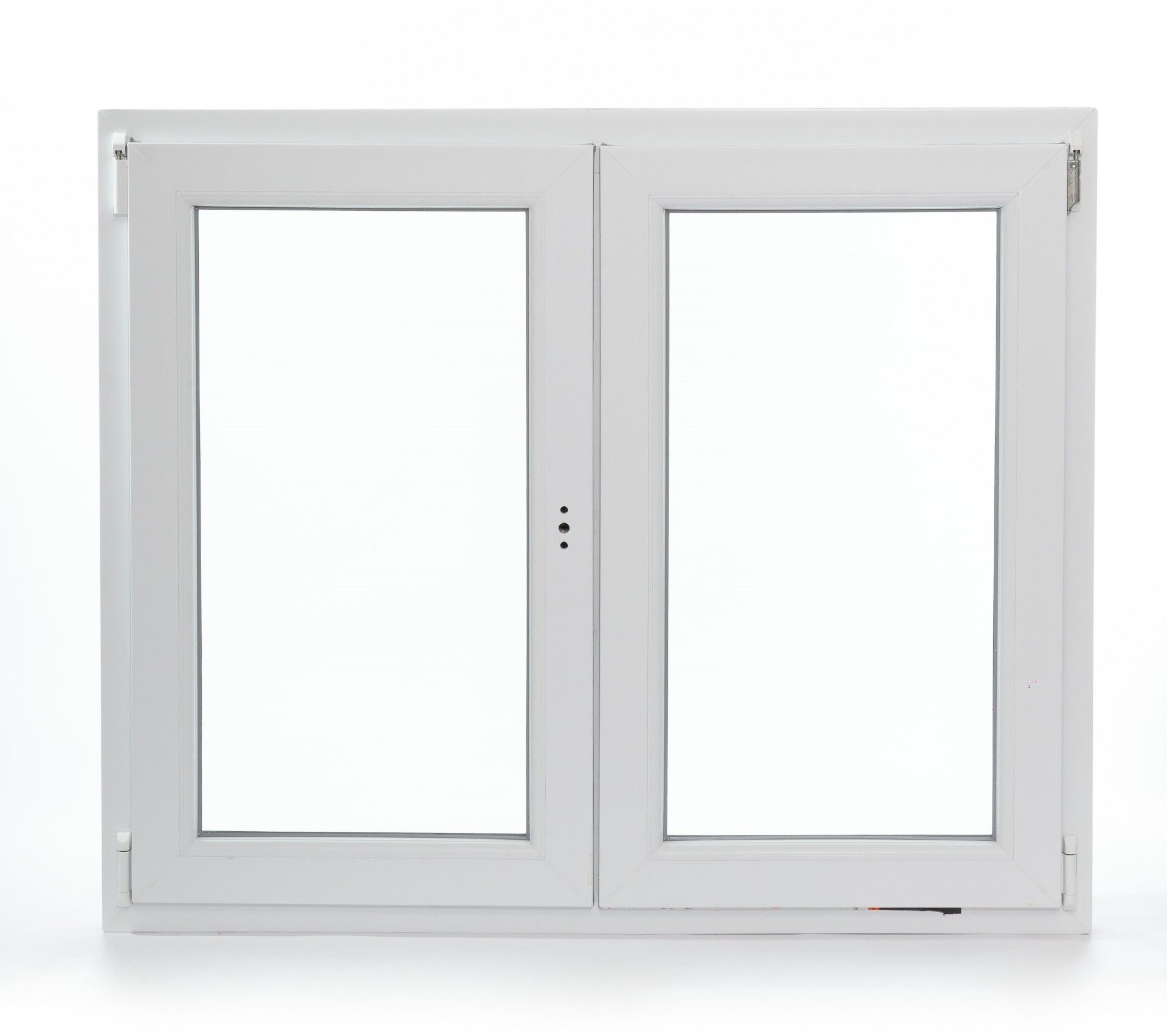 Janela Pvc Branca Vidro 110x100 2 Folhas