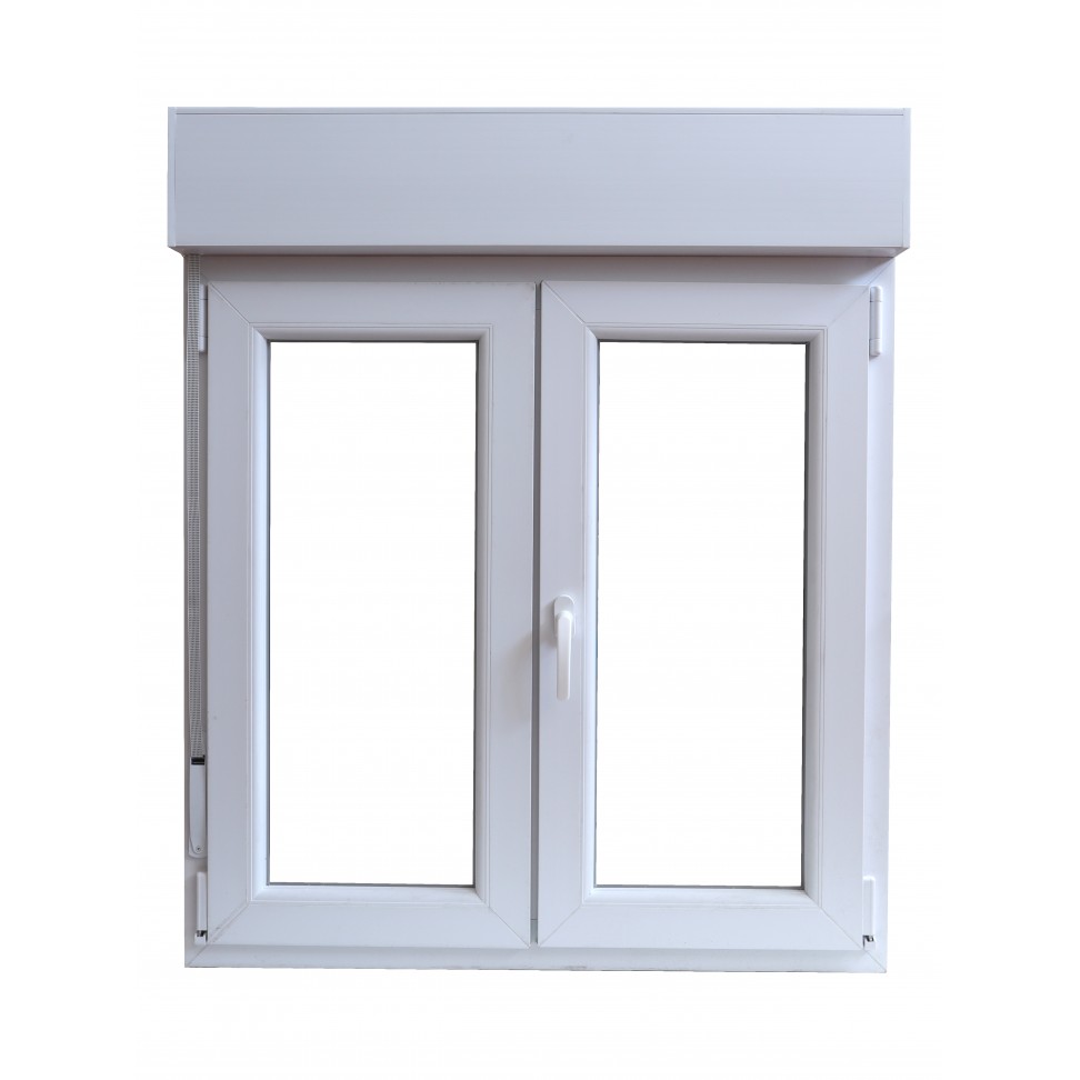JANELA PVC 2 FOLHAS 100X100cm+17cm