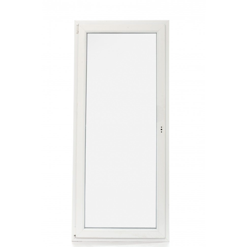 Janela Pvc Branca Vidro 200x88cm Esquerda