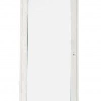 Janela Pvc Branca Vidro 200x88cm Esquerda