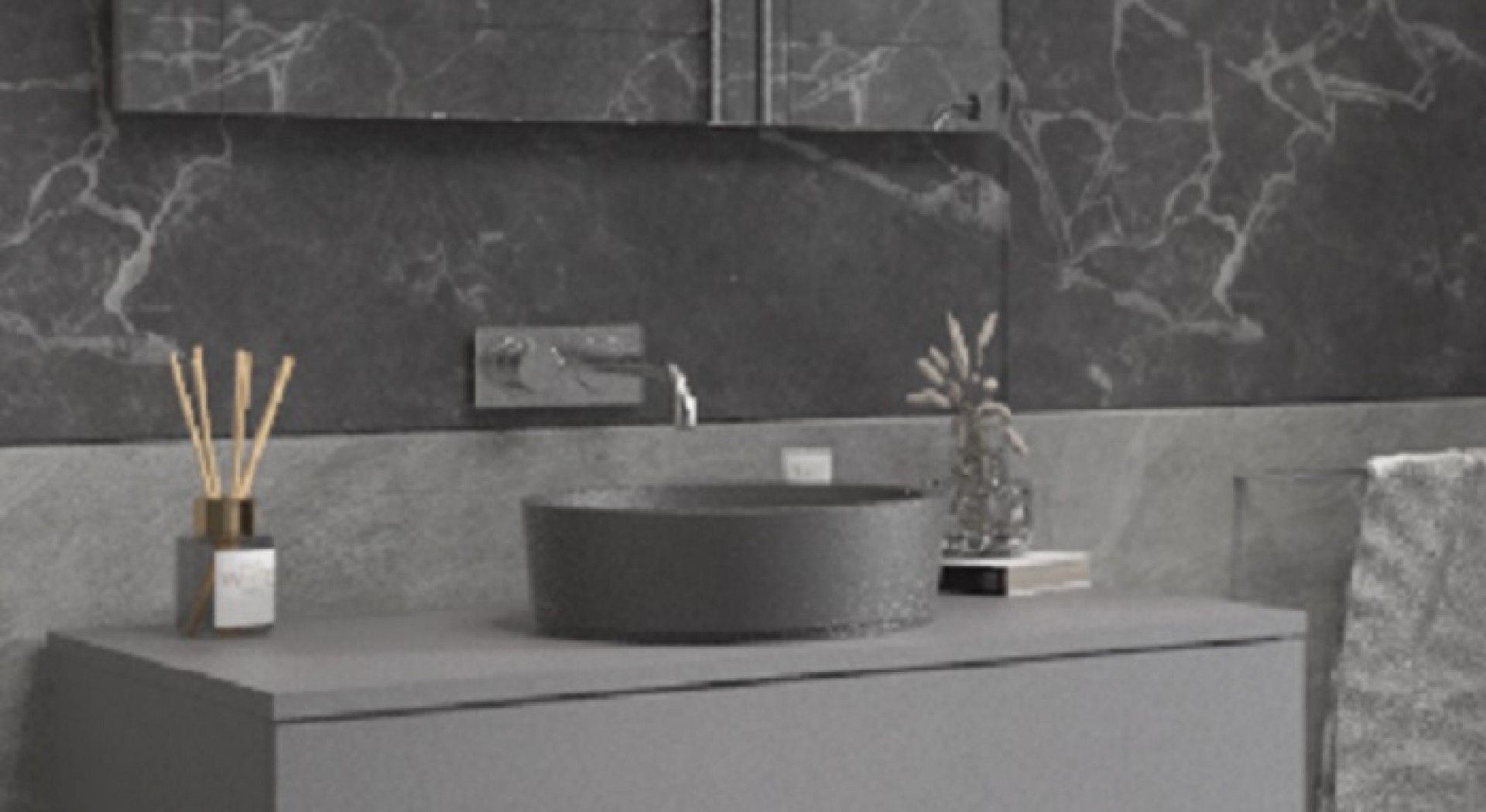 Tampo Móvel Caruso 60x45.9x1.6cm Cinza