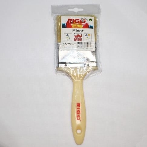 Trincha Minor Rigo Natural Branca 3" Trincha Minor Rigo Natural Branca 3"