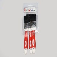 Kit 3 Trincha Star Vermelho C.Preta 1+1,5+2" Kit 3 Trincha Star Vermelho C.Preta 1+1,5+2"