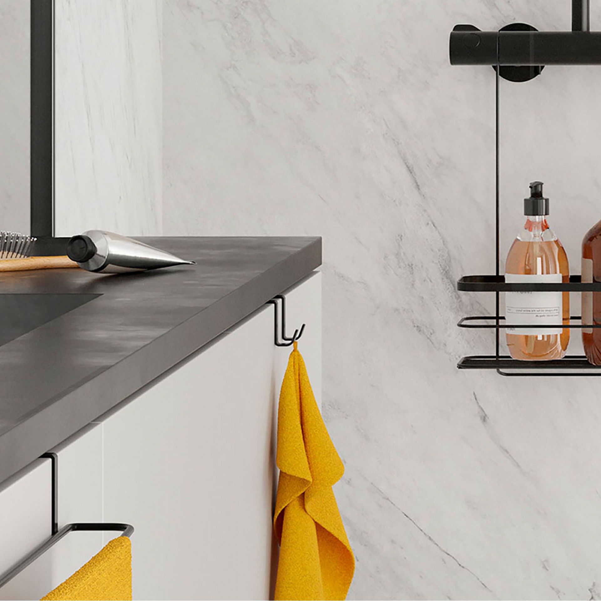 Gancho Origin Duplo Preto