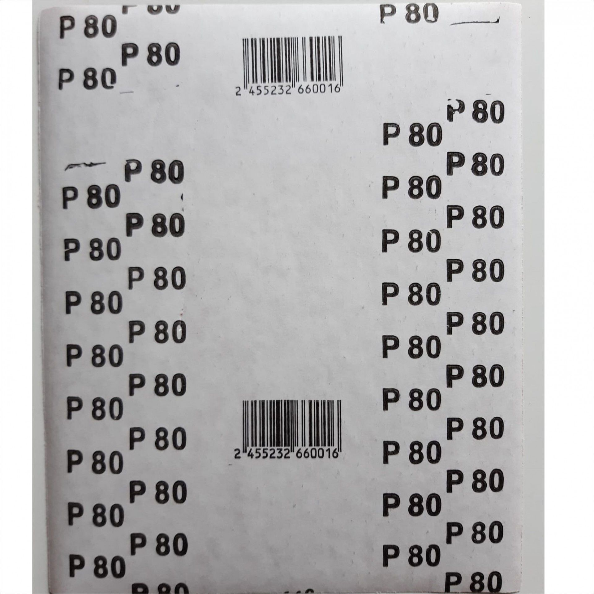 Lixa Papel Marceneiro Grão 80 1 Un