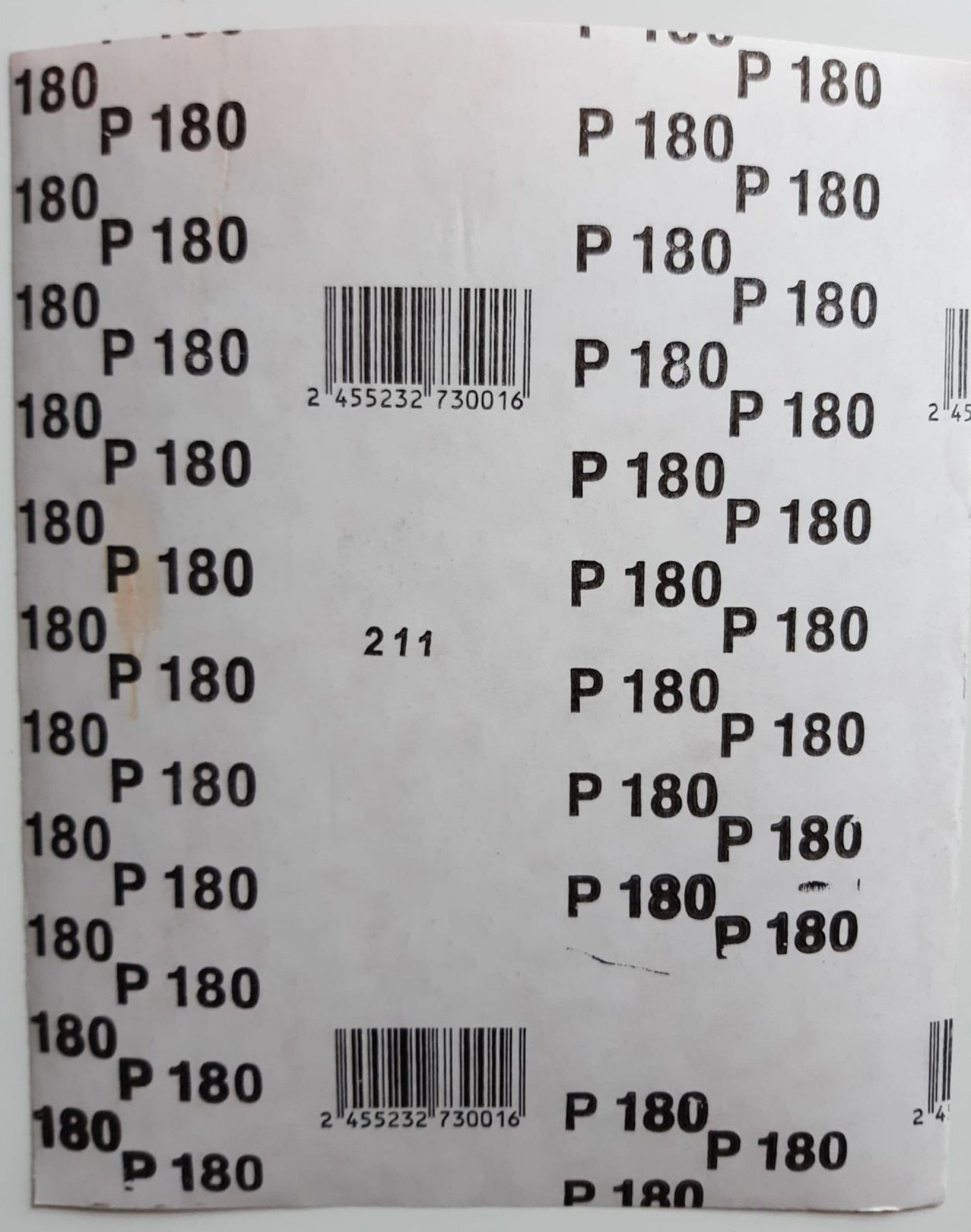 Lixa Papel Marceneiro Grão 180 1 Un