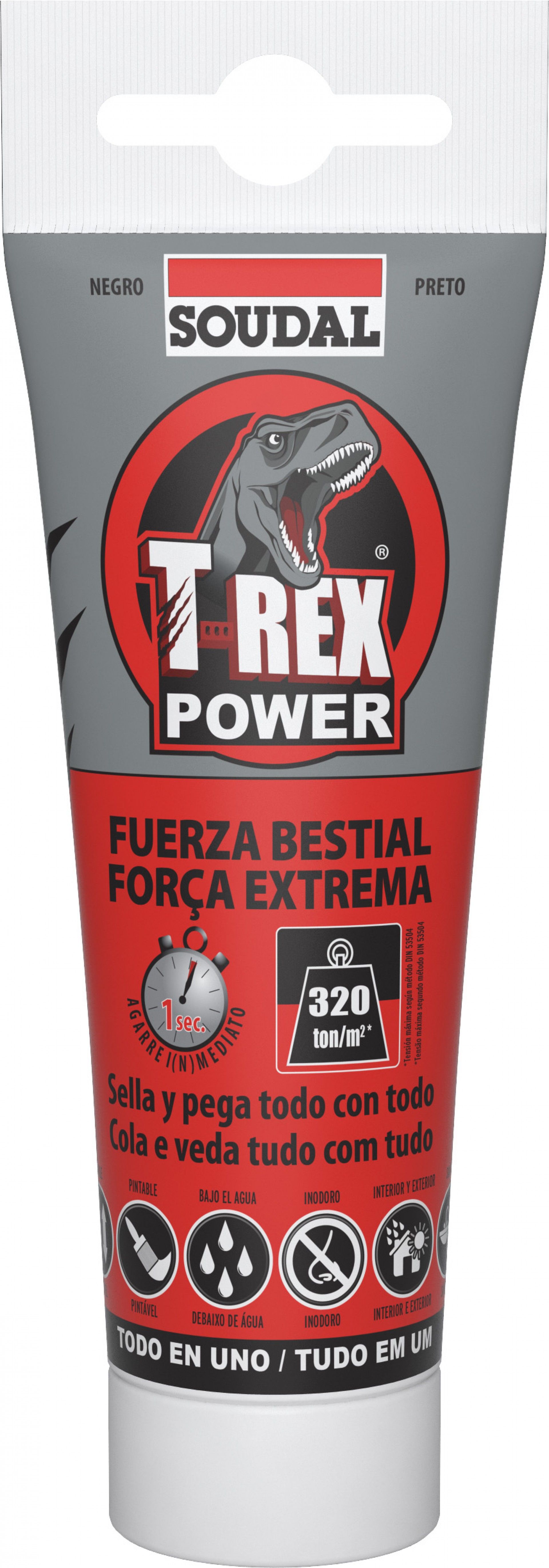Cola&Veda T-Rex Power Preto 125ml