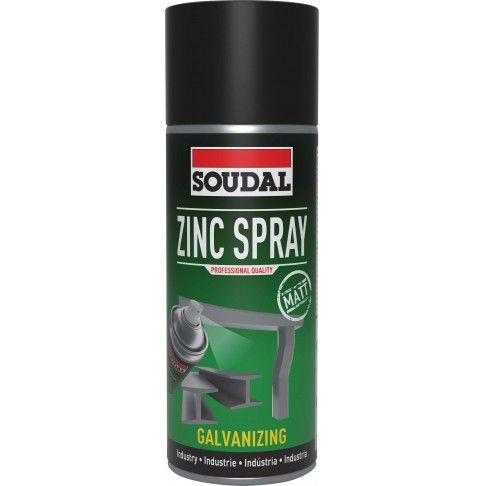 Spray Zinco Soudal Mate 400ml Spray Zinco Soudal Mate 400ml