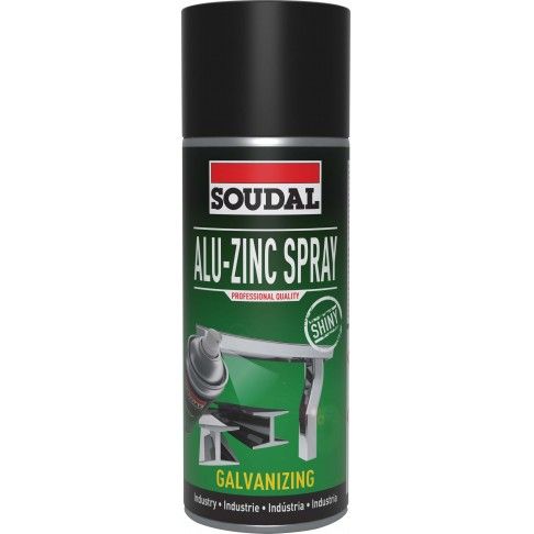 Spray Zinco Soudal Brilhante 400ml Spray Zinco Soudal Brilhante 400ml