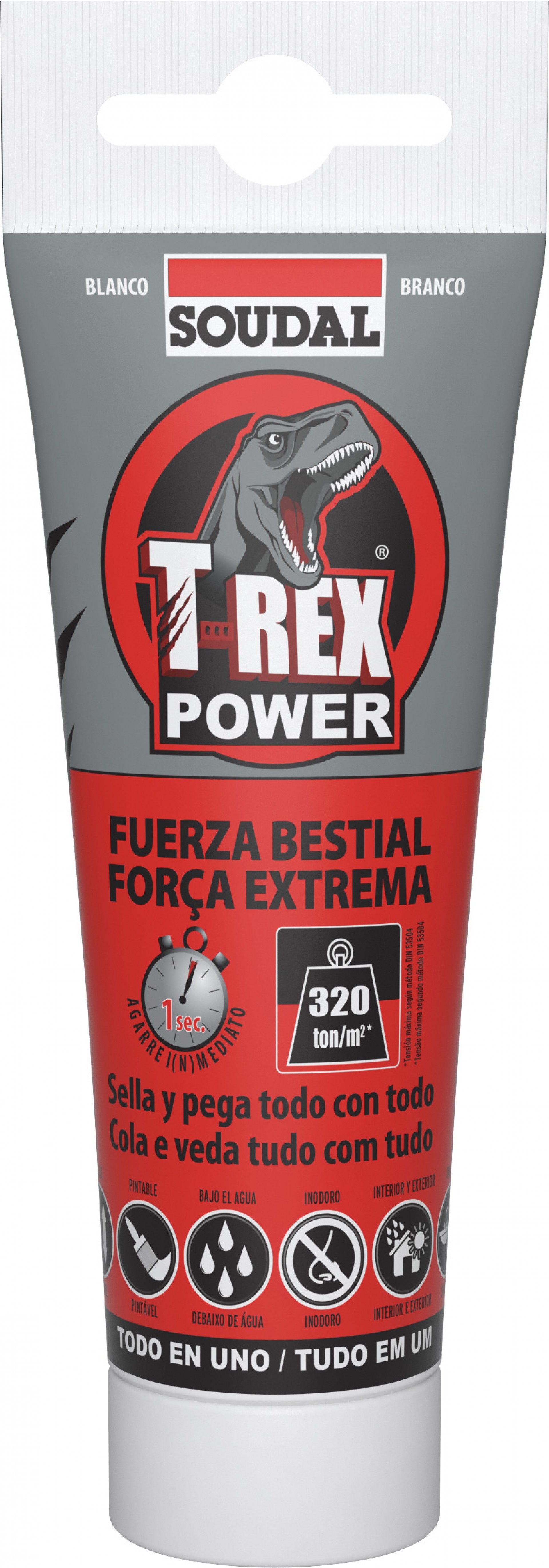 Cola&Veda T-Rex Power Branco 125ml