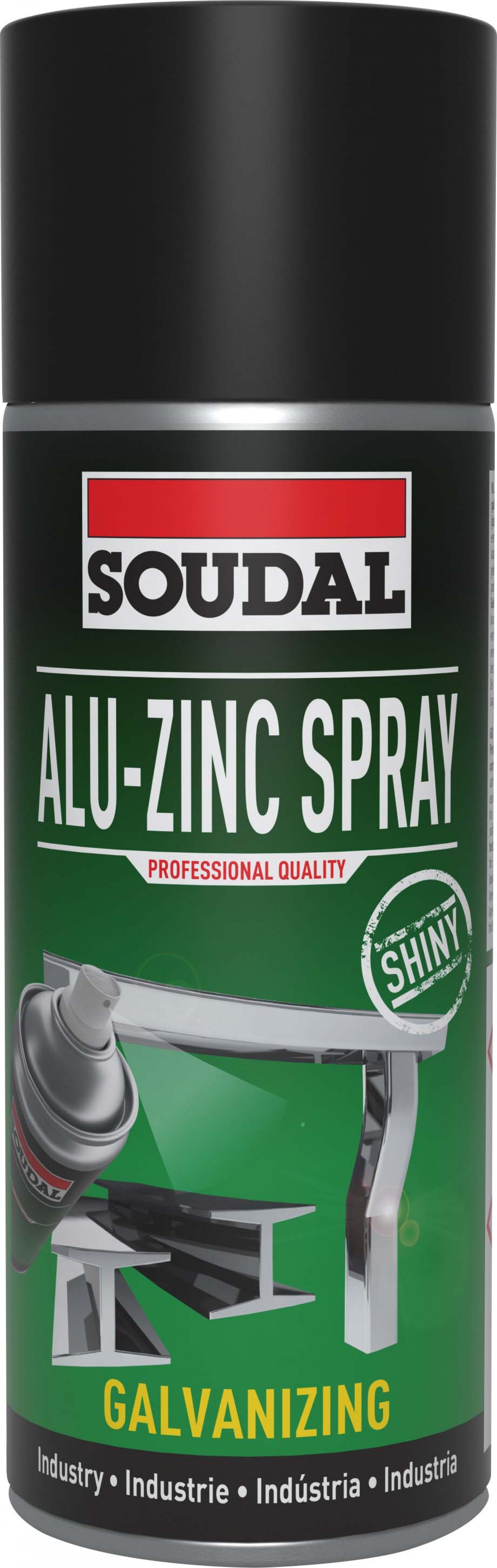 Spray Zinco Soudal Brilhante 400ml
