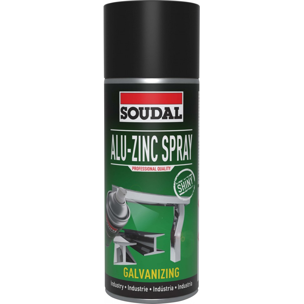 Spray Zinco Soudal Brilhante 400ml