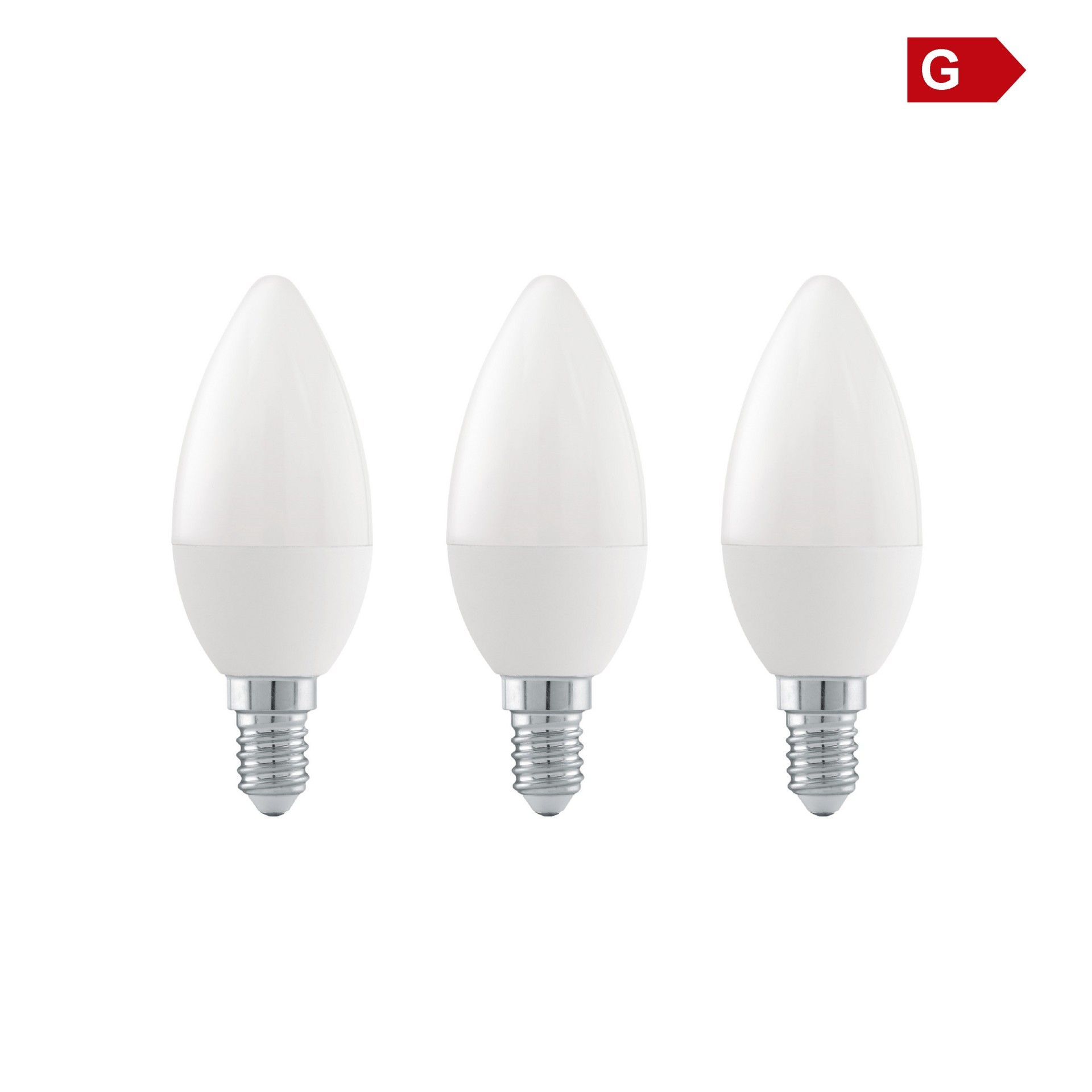Lâmpada Led E14 Vela 4w 4000k 3unidades