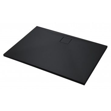 Base Duche Resina 120x80x4cm Preto