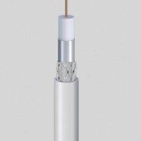 Cabo Coaxial 21vatc Branco 25m Cabo Coaxial 21vatc Branco 25m