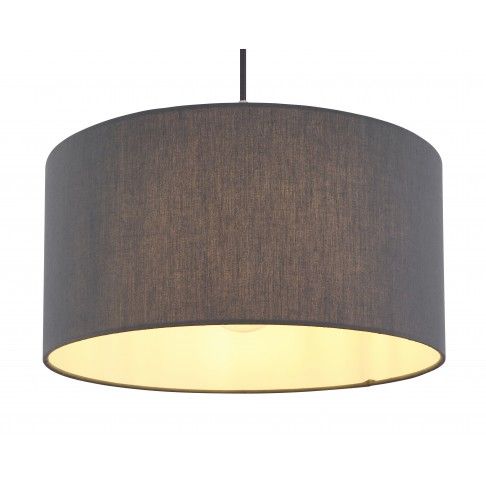 Suspensão Abajour Sanna 40cm 1xe27 Antracite Suspensão Abajour Sanna 40cm 1xe27 Antracite
