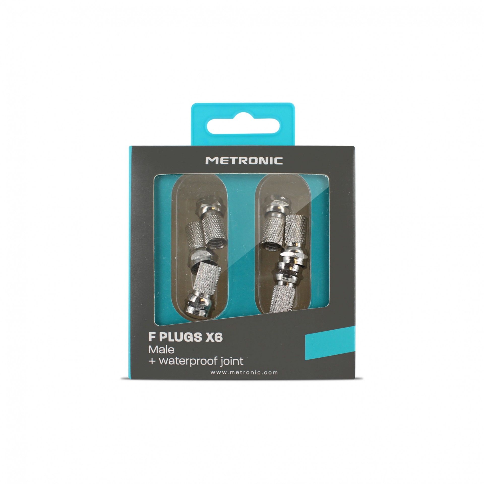 Tomadas Satélite F Macho Rosca 6un