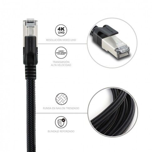 CABO REDE RJ45 CAT8 5MT CABO REDE RJ45 CAT8 5MT